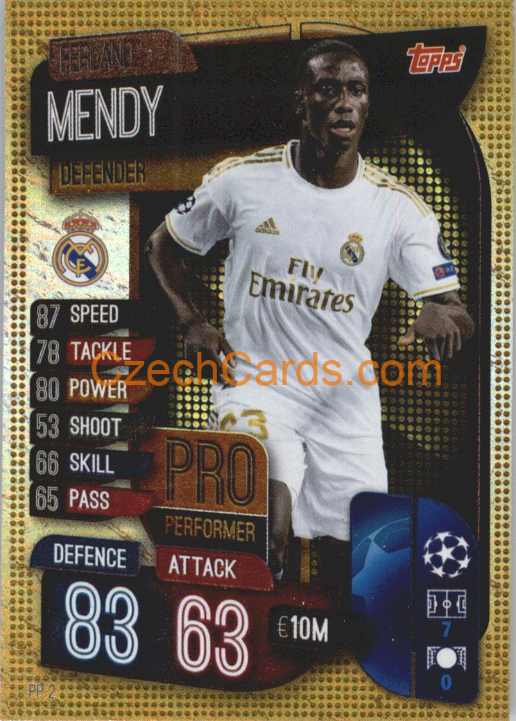 Ferland Mendy 2019/20 Topps Match Attax Pro Performer #PP 2