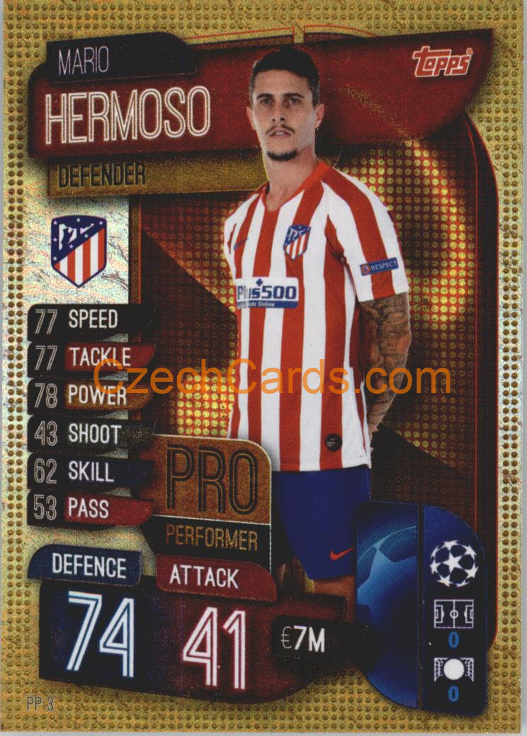 Mario Hermoso 2019/20 Topps Match Attax Pro Performer #PP 3