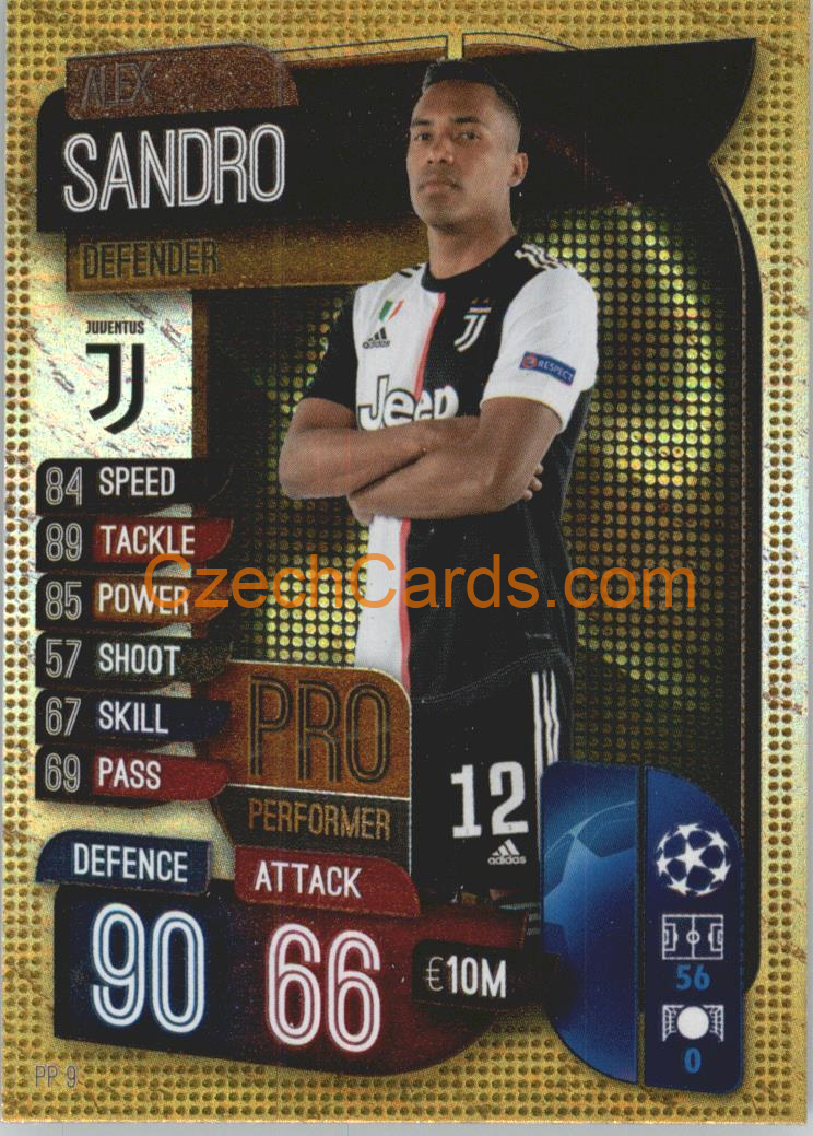 Alex Sandro 2019/20 Topps Match Attax Pro Performer #PP 9