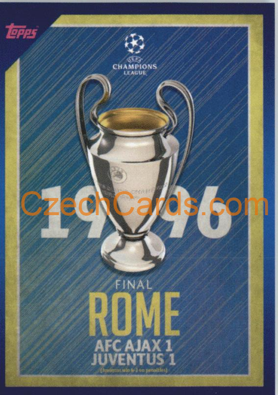 1996 Final Rome 2021/22 Topps UCL Sticker #8