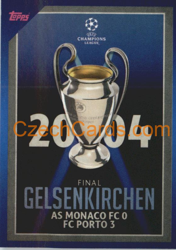 2004 Final Gelsenkirchen 2021/22 Topps UCL Sticker #16