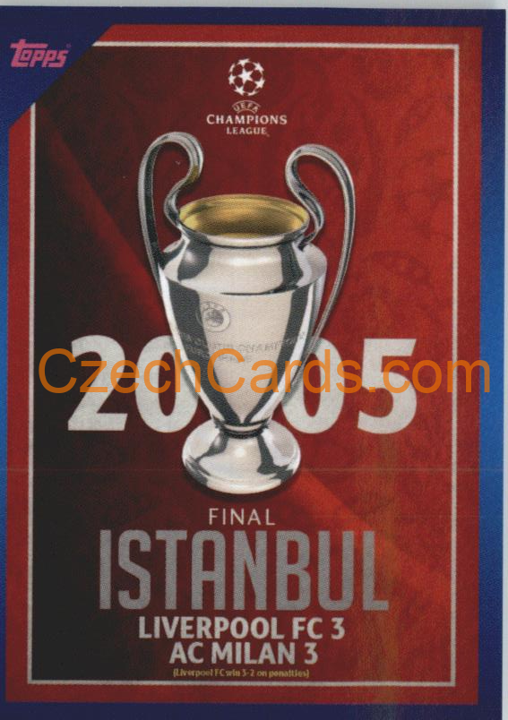 2005 Final Istanbul 2021/22 Topps UCL Sticker #17