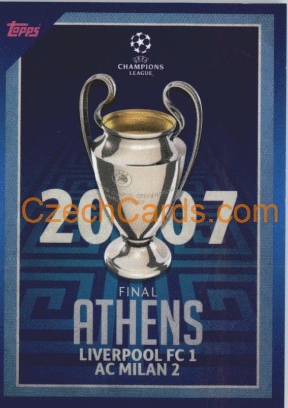 2007 Final Athens 2021/22 Topps UCL Sticker #19