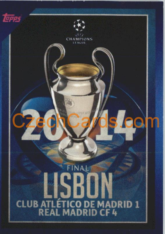 2014 Final Lisbon 2021/22 Topps UCL Sticker #26