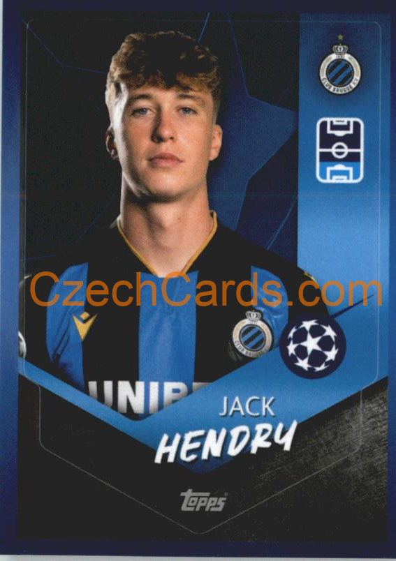 Jack Hendry 2021/22 Topps UCL Sticker #126