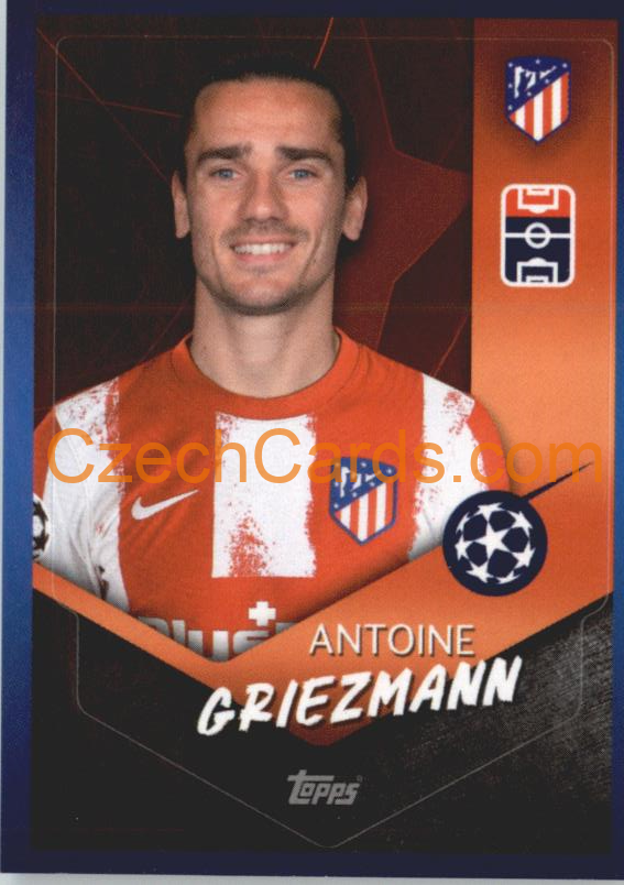Antoine Griezmann 2021/22 Topps UCL Sticker #153