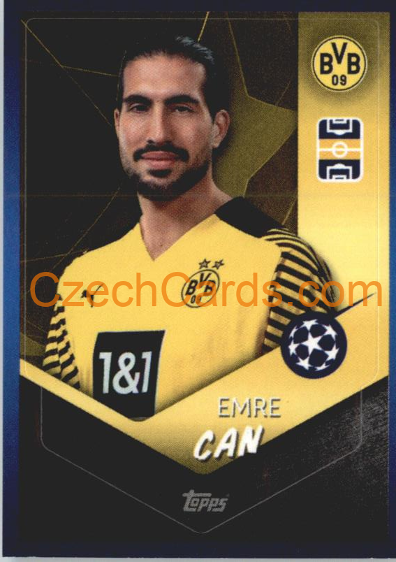 Emre Can 2021/22 Topps UCL Sticker #240