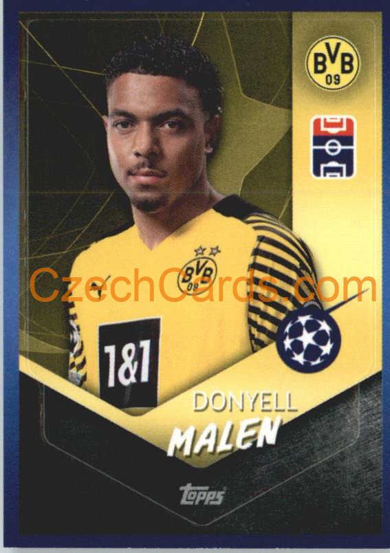 Donyell Malen 2021/22 Topps UCL Sticker #244