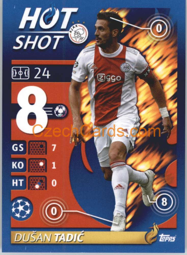 Dušan Tadić – Hot Shot 2021/22 Topps UCL Sticker big #249