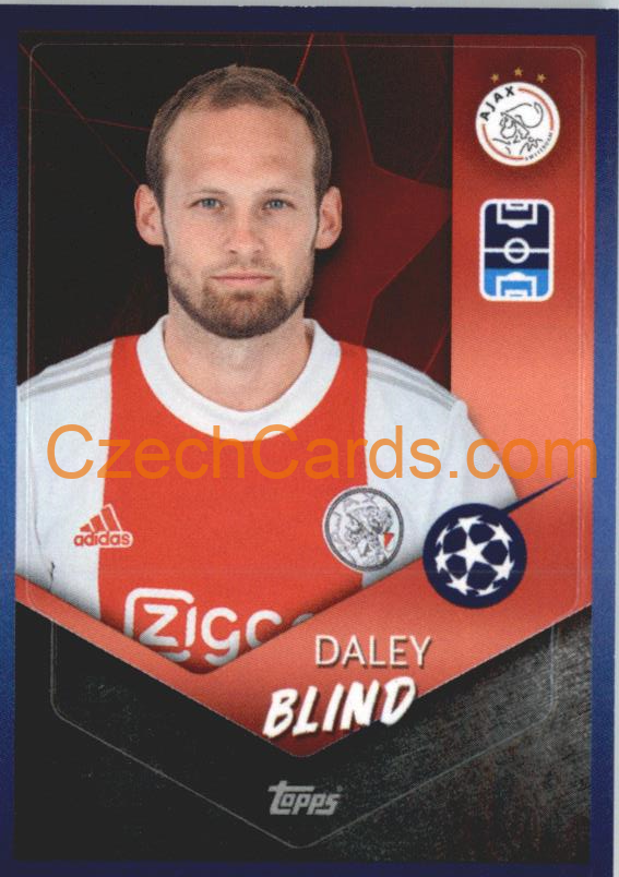 Daley Blind 2021/22 Topps UCL Sticker #252