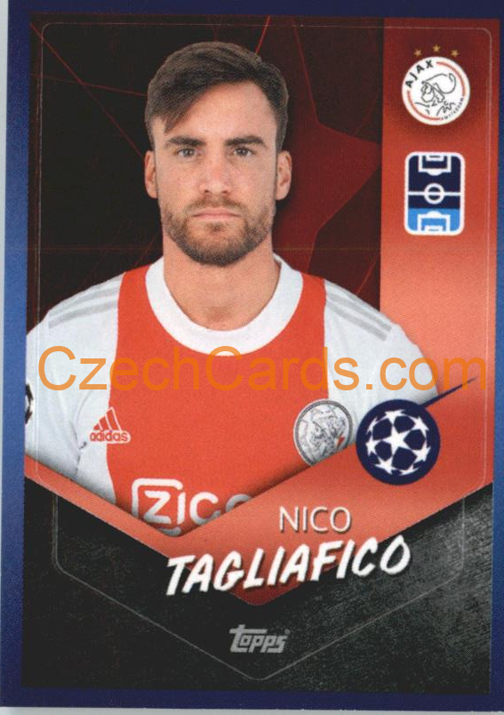 Nico Tagliafico 2021/22 Topps UCL Sticker #253