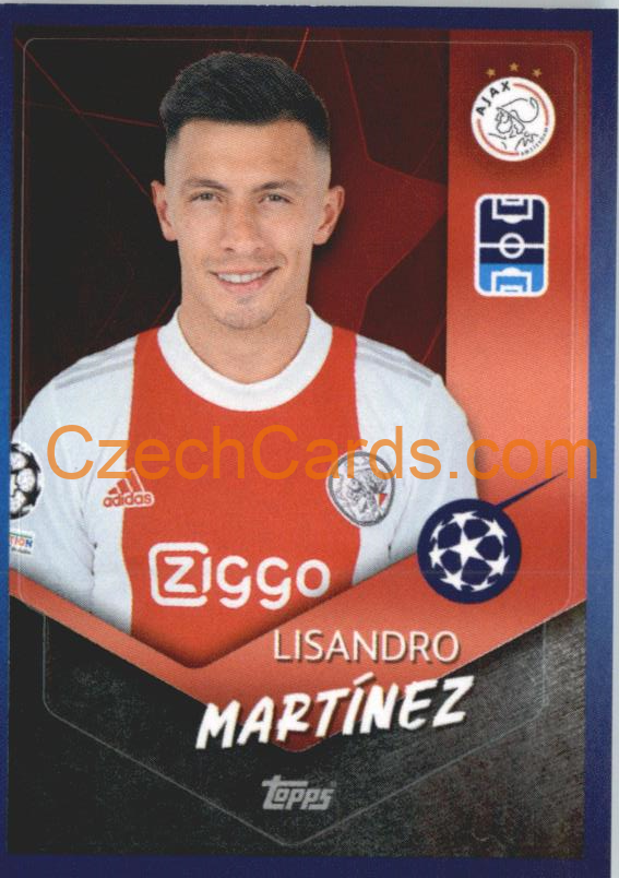 Lisandro Martínez 2021/22 Topps UCL Sticker #255