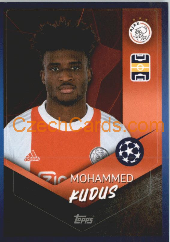 Mohammed Kudus 2021/22 Topps UCL Sticker #259