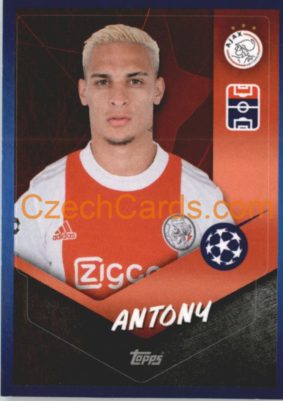 Antony 2021/22 Topps UCL Sticker #262