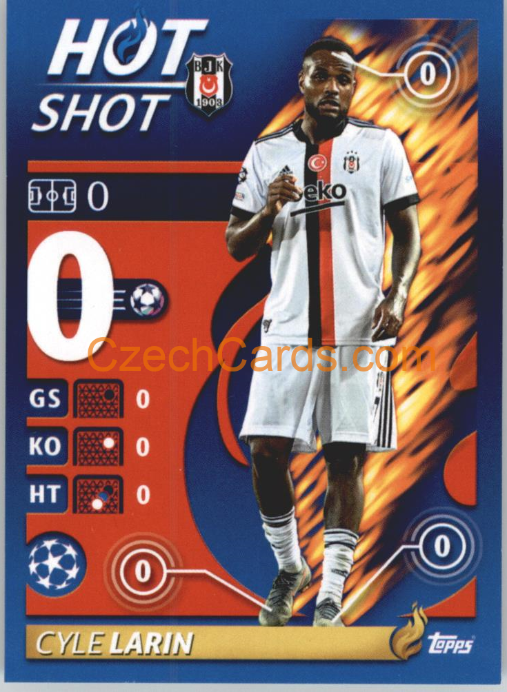 Cyle Larin – Hot Shot 2021/22 Topps UCL Sticker big #267