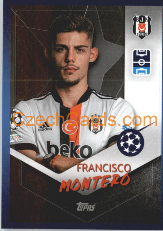 Francisco Montero 2021/22 Topps UCL Sticker #270