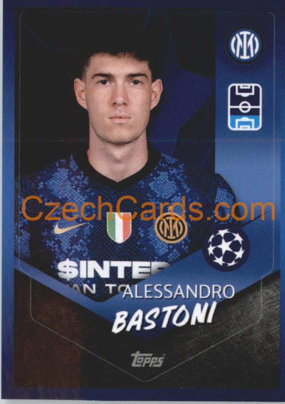 Alessandro Bastoni 2021/22 Topps UCL Sticker #289