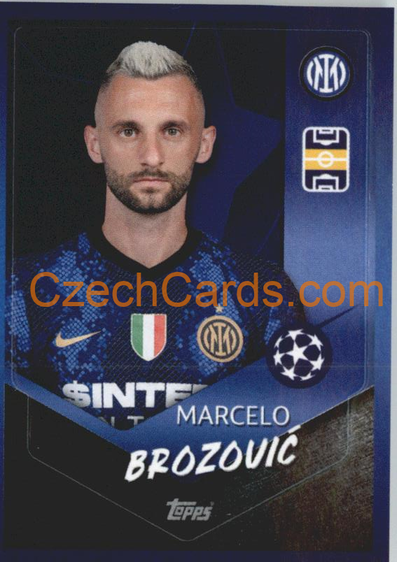 Marcelo Brozović 2021/22 Topps UCL Sticker #294