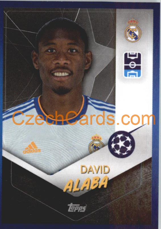 David Alaba 2021/22 Topps UCL Sticker #305
