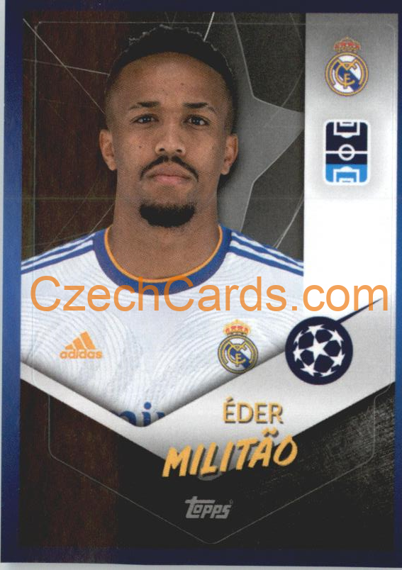Éder Militão 2021/22 Topps UCL Sticker #306