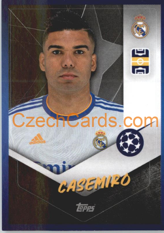 Casemiro 2021/22 Topps UCL Sticker #310