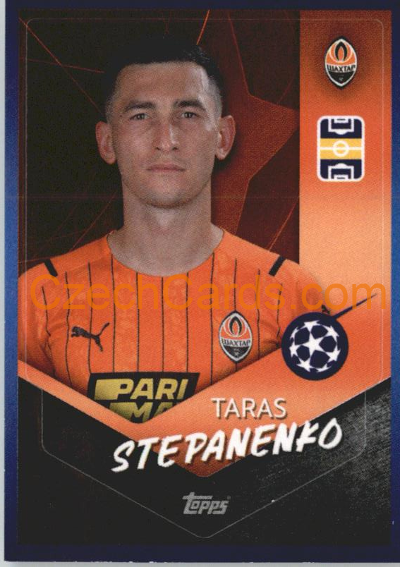 Taras Stepanenko 2021/22 Topps UCL Sticker #328