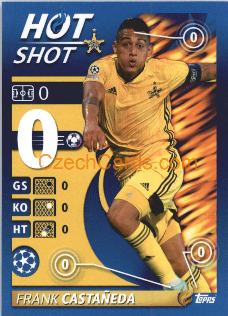 Frank Castañeda – Hot Shot 2021/22 Topps UCL Sticker big #339