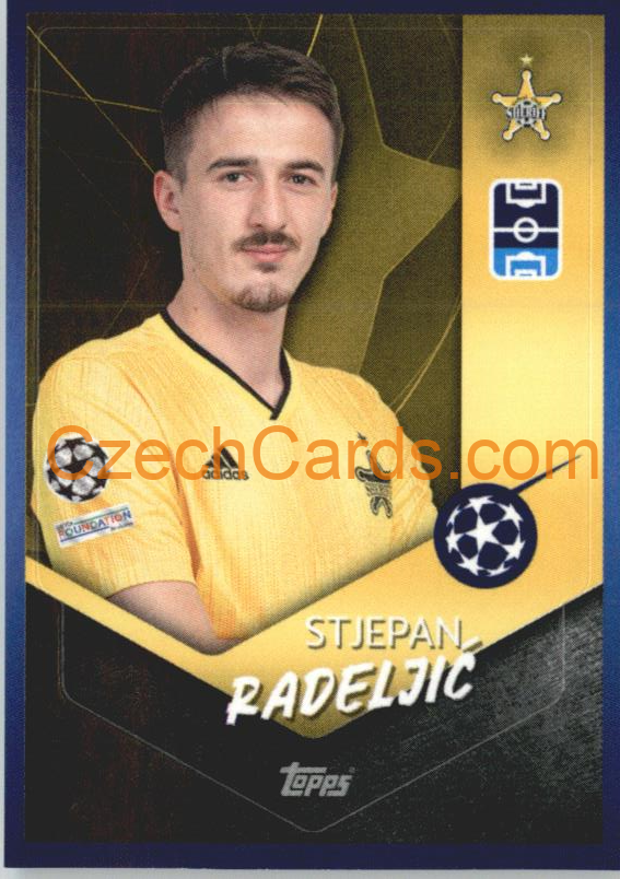 Stjepan Radeljić 2021/22 Topps UCL Sticker #345