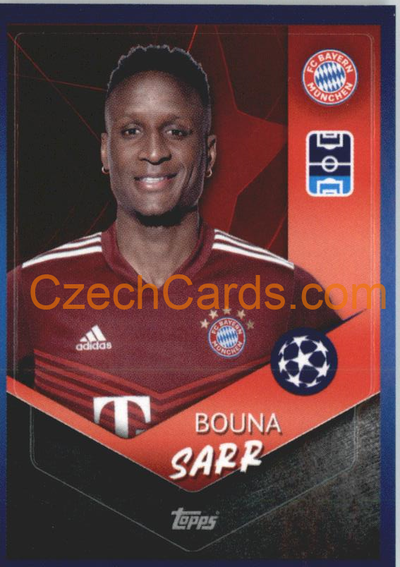 Bouna Sarr 2021/22 Topps UCL Sticker #360