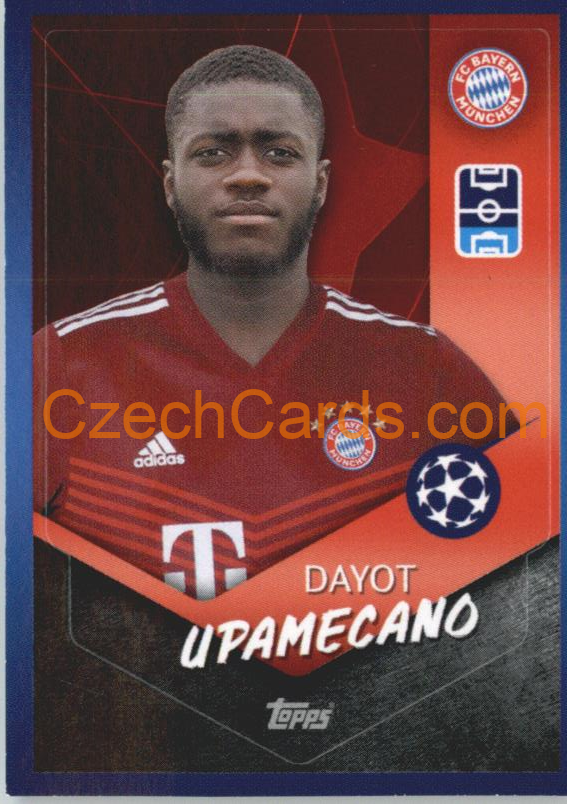 Dayot Upamecano 2021/22 Topps UCL Sticker #361