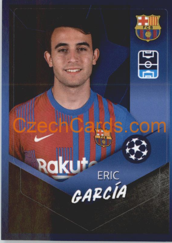 Eric García 2021/22 Topps UCL Sticker #382
