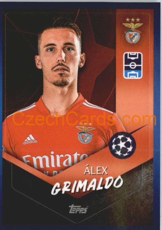Álex Grimaldo 2021/22 Topps UCL Sticker #397