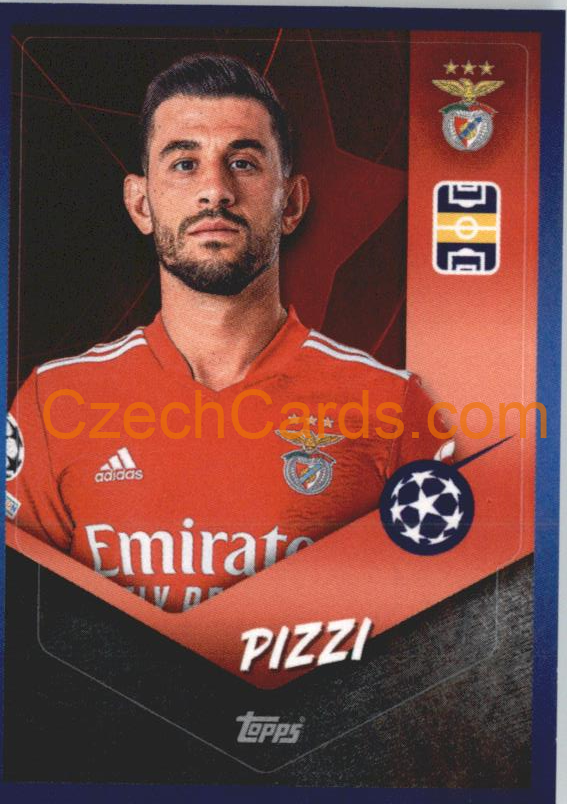 Pizzi 2021/22 Topps UCL Sticker #404