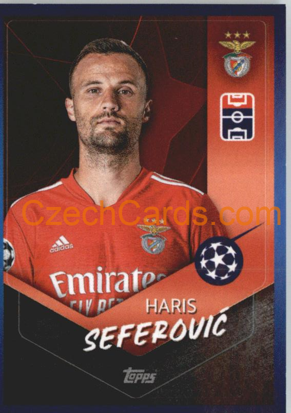Haris Seferović 2021/22 Topps UCL Sticker #408