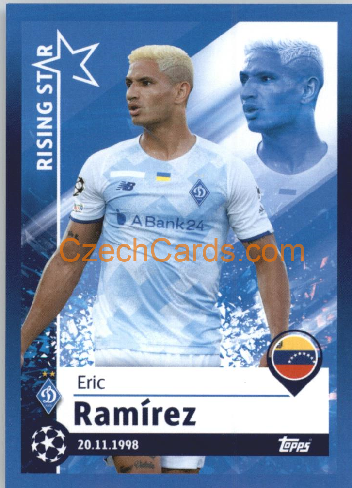 Eric Ramírez – Rising Star 2021/22 Topps UCL Sticker big #416