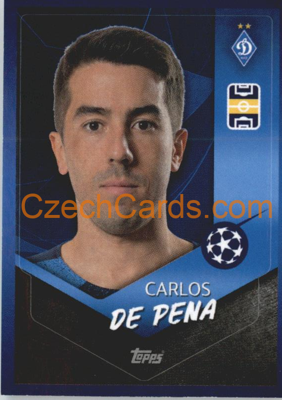 Carlos de Pena 2021/22 Topps UCL Sticker #426