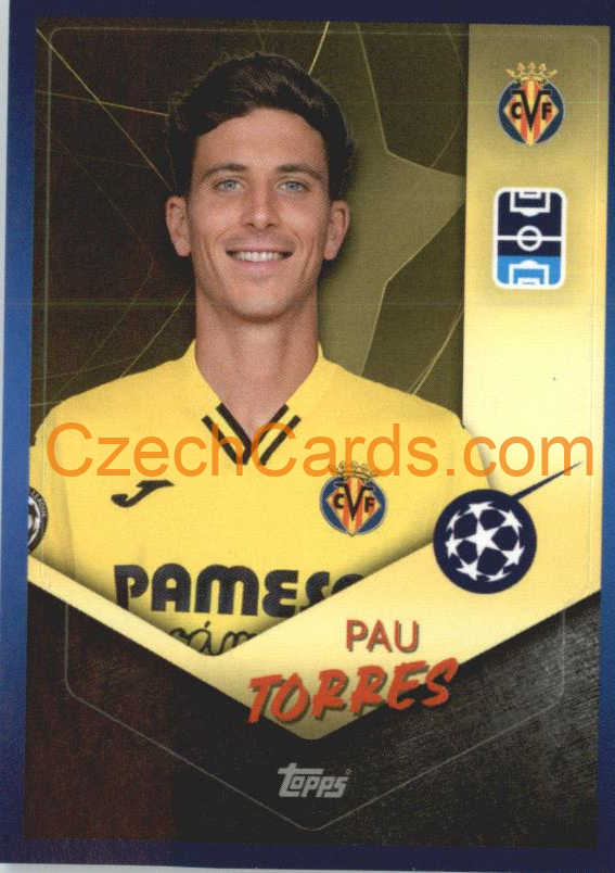 Pau Torres 2021/22 Topps UCL Sticker #432