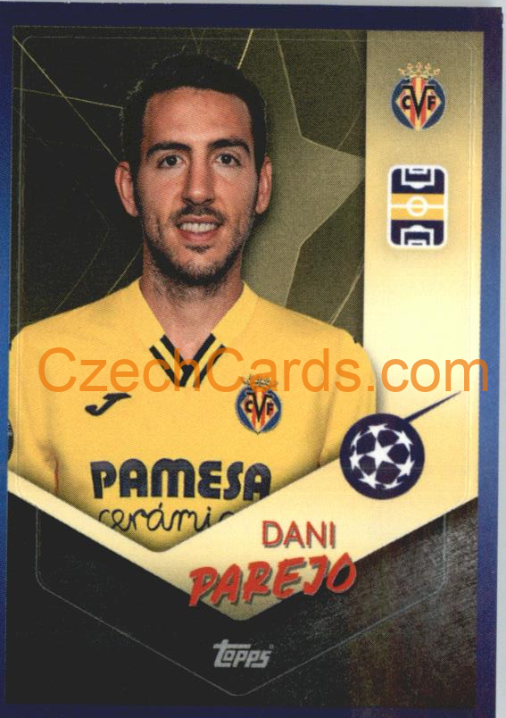 Dani Parejo 2021/22 Topps UCL Sticker #440