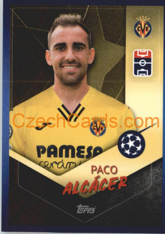 Paco Alcácer 2021/22 Topps UCL Sticker #443