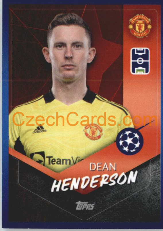 Dean Henderson 2021/22 Topps UCL Sticker #448