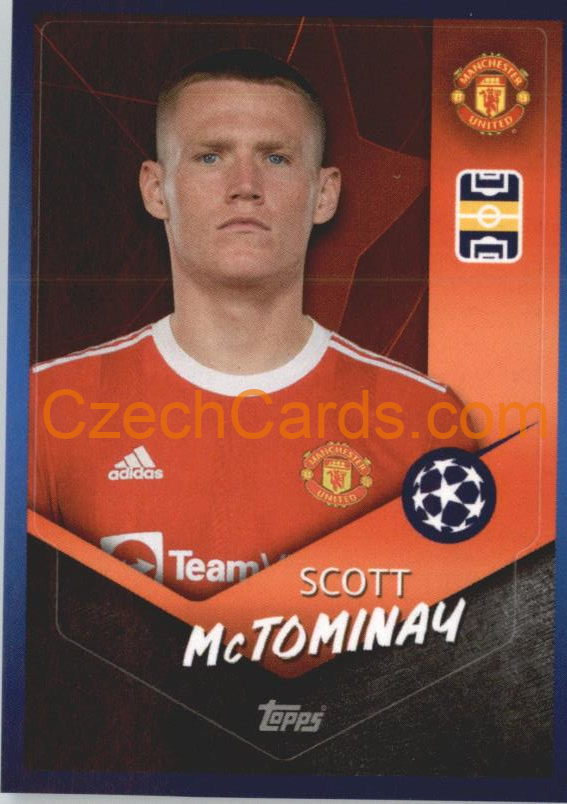 Scott McTominay 2021/22 Topps UCL Sticker #454