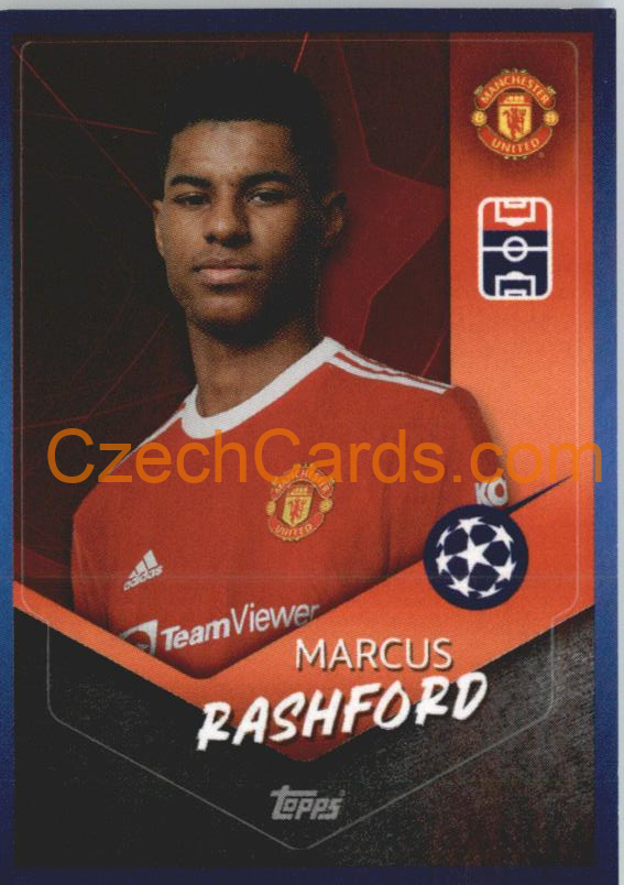 Marcus Rashford 2021/22 Topps UCL Sticker #460