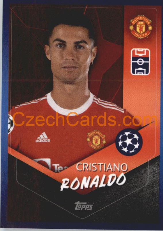 Cristiano Ronaldo 2021/22 Topps UCL Sticker #461
