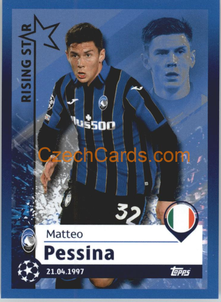 Matteo Pessina – Rising Star 2021/22 Topps UCL Sticker big #469