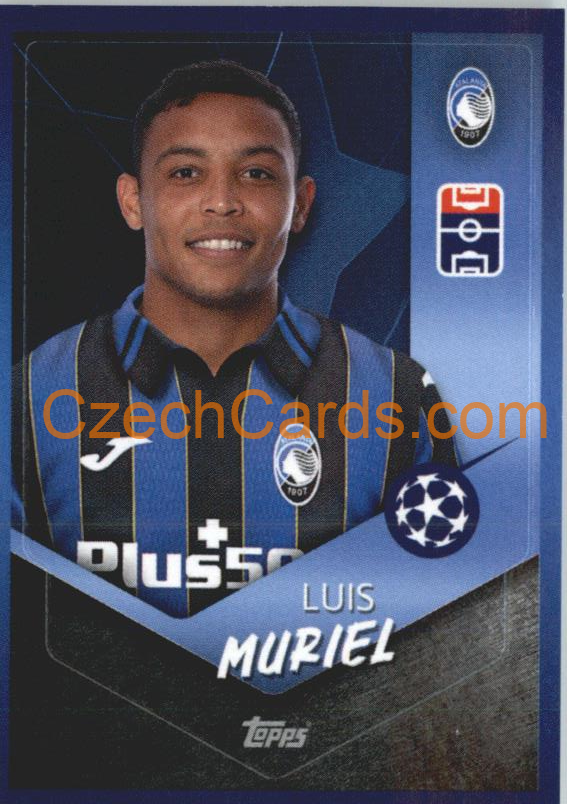 Luis Muriel 2021/22 Topps UCL Sticker #478
