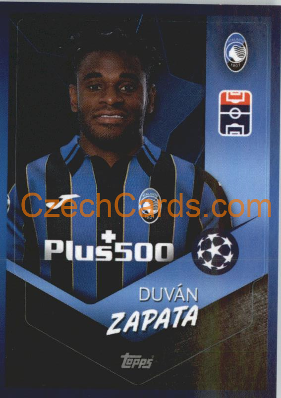 Duván Zapata 2021/22 Topps UCL Sticker #480