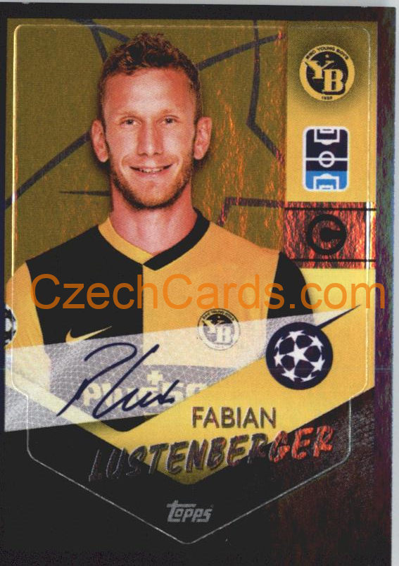 Fabian Lustenberger – Captain 2021/22 Topps UCL Sticker gold shiny #490