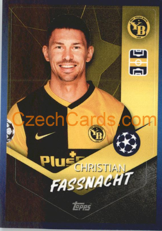 Christian Fassnacht 2021/22 Topps UCL Sticker #493
