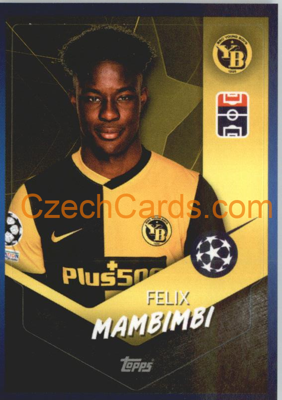 Felix Mambimbi 2021/22 Topps UCL Sticker #496