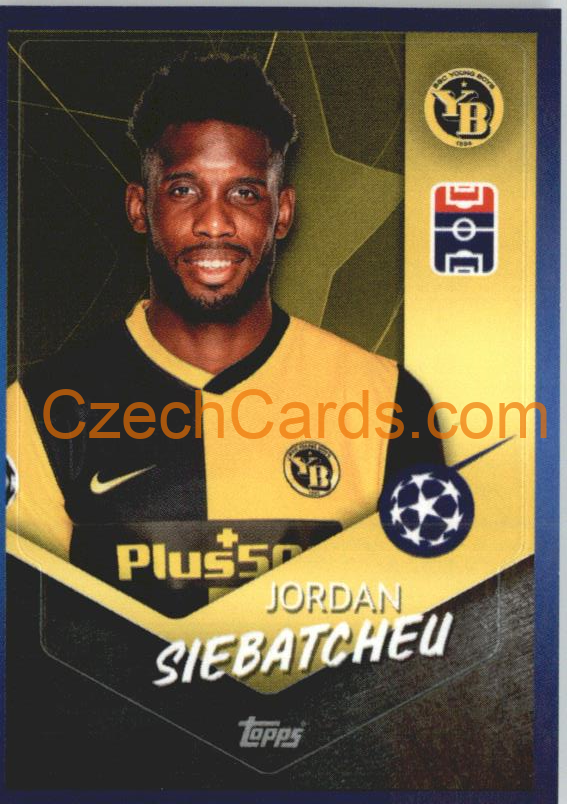 Jordan Siebatcheu 2021/22 Topps UCL Sticker #498